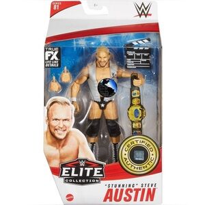 WWE Elite Collection Series 81 "Stunning" Steve Austin with belt rare
